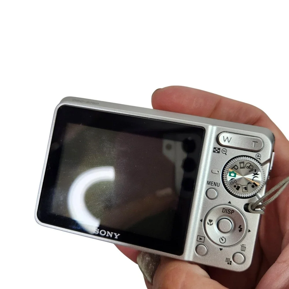 Sony Cyber-shot DSC-S750 7.2MP Digital Camera Silver 3X Zoom 2.5